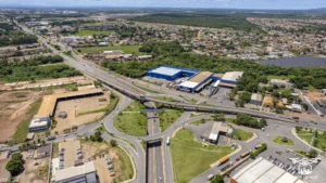 Complexo Viário Tijucal - Vista em Direção ao Centro