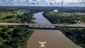 Vista Aérea Central Rio Cuiabá e Rodoanel