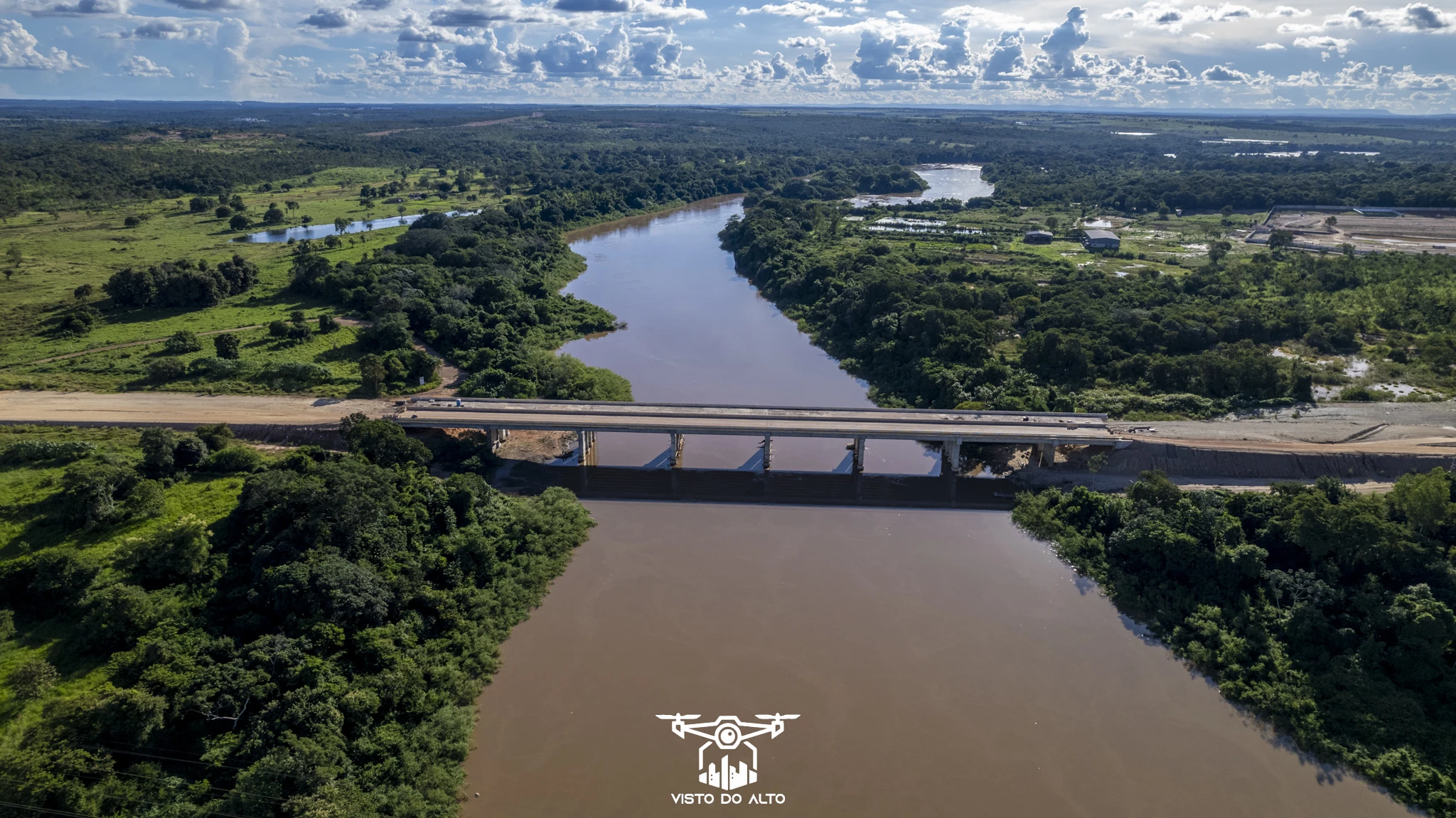Vista Aérea Central Rio Cuiabá e Rodoanel