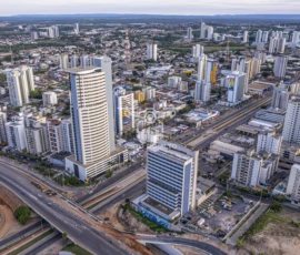 Obra de alargamento do viaduto sobre a Avenida do CPA Obra de alargamento do viaduto sobre a Avenida do CPA