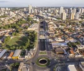Panoramica de Cuiabá vista a trincheira da Jurumirim Panoramica de Cuiabá vista a trincheira da Jurumirim
